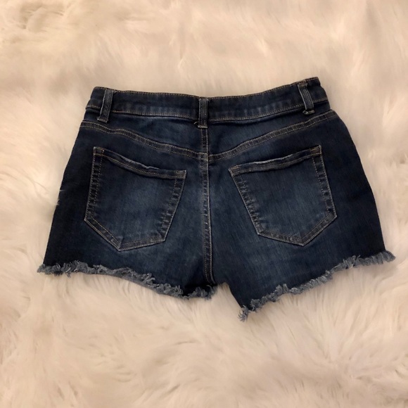 dark wash ripped jeans! - Picture 2 of 3